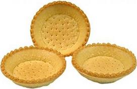 Desertiniai pyragėliai Apvalūs 9 cm skersmens lengvos trapios tešlos 3,19 kg pakuotė, 120 vnt.