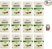 Falcone Amaretti Morbidi d'Abruzzo al Pistacchio "Amaretti Pistachio", tradiciniai itališki sausainiai, 12 x 170 g + Italian Gourmet Polpa 400 g