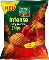 funny-frisch Intense Chips Juicy Paprika 110 g