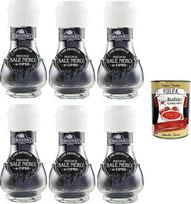 La Drogheria Sale Nero di Cipro Juodoji druska iš Kipro 6 x 50 g + Italian Gourmet Polpa 400 g