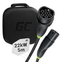 Green Cell EVKABGC01 elektromobilių įkrovimo kabelis Juoda Type 2 3 5 m