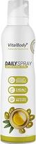 VitalBodyPlus® Daily Spray Extra Virgin Olive Oil, 800 porcijų, keptuvės purškiklis kepimui, kepimui ant grotelių ir rafinavimui, sveikam maisto ruošimui, nesvylantis kepimo purškiklis su alyvuogių aliejumi