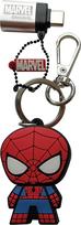 WONDEE Spiderman [2 in 1] Raktų pakabukas + USB ir USB C atmintinė Juokingos 32GB Spider-Man figūrėlės su papildomu USBC adapteriu - "Marvel Spiderman" dovanos vaikams, moterims ir vyrams