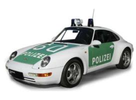 PRE-ORD3R Minichamps Modeliukas 1/18 1993 Porsche 911 (993) *Polizei*, green/white
