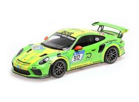 PRE-ORD3R Minichamps Modeliukas 1/18 2019 Porsche 911 GT3RS (991.2), Demonstration Run, green/yellow