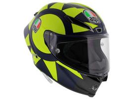 PRE-ORD3R Minichamps Modeliukas 1/8 2019 AGV Helmet Valentino Rossi MotoGP, yellow/black