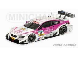 PRE-ORD3R Minichamps Modeliukas 1/18 2012 BMW M3 DTM *Crowne Plaza* BMW Team RBM Mampaey #15 Andy Priaulx, pink/white