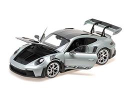PRE-ORD3R Minichamps Modeliukas 1/18 2023 Porsche 911 (992) GT3RS, silver