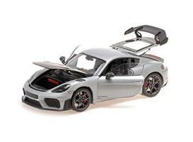 PRE-ORD3R Minichamps Modeliukas 1/18 2024 Porsche Cayman GT4RS, silver