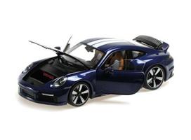 PRE-ORD3R Minichamps Modeliukas 1/18 2022 Porsche 911 (992) Sport Classic, blue metallic