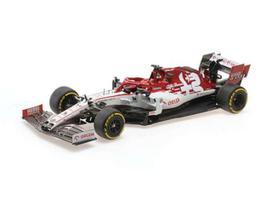 PRE-ORD3R Minichamps Modeliukas 1/18 2020 Alfa Romeo Racing F1 C39 #7 Kimi Raikkonen Austrian GP, white/red/black