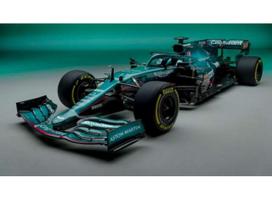 PRE-ORD3R Minichamps Modeliukas 1/18 2021 Aston Martin Cognizant Formula One Team AMR21 Monaco GP Lance Stroll, green