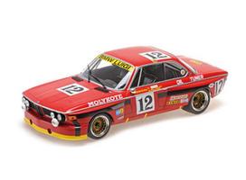 PRE-ORD3R Minichamps Modeliukas 1/18 1974 BMW 3.0 CSL BMW Luigi #12 Peltier/Xhenceval/Dieudonnee Winner 24 hrs Spa, red