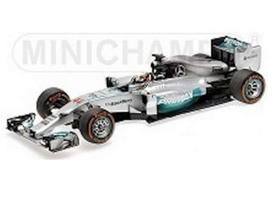 PRE-ORD3R Minichamps Modeliukas 1/18 2014 Mercedes Benz AMG Petronas F1 Team W05 World Champion Lewis Hamilton, silver/green