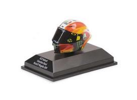PRE-ORD3R Minichamps Modeliukas 1/8 2019 AGV Helmet Valentino Rossi MotoGP Mugello, red/black/green