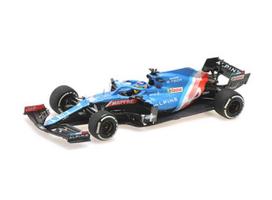 PRE-ORD3R Minichamps Modeliukas 1/43 2021 Alpine A521 Alonso Qatar GP 2021, blue/red/white