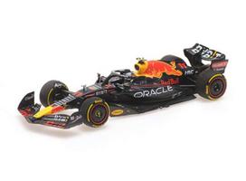 PRE-ORD3R Minichamps Modeliukas 1/43 2022 Oracle Red Bull Racing RB18 #11 Sergio Perez Winner Monaco GP, blue/yellow/red