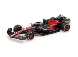 PRE-ORD3R Minichamps Modeliukas 1/43 2023 Alfa Romeo F1 Team Stake C43 #77 Valtteri Bottas, red/black