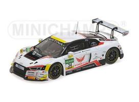 PRE-ORD3R Minichamps Modeliukas 1/43 2016 Audi R8 LMS CAR COLLECTION MOTORSPORT Lopez/van der Linde ADAC GT Masters *Resin series*, white