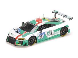 PRE-ORD3R Minichamps Modeliukas 1/43 2017 Audi R8 LMS Audi Sport Team Land De Philippi/Mies/Haase/Kaffer 24H Nurburgring *Resin Series*