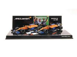 PRE-ORD3R Minichamps Modeliukas 1/43 2021 2-Car set McLaren F1 Team MCL35M 1-2 Finish Ricciardo/Norris Winner Italian GP