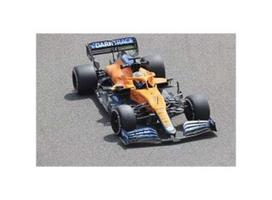 PRE-ORD3R Minichamps Modeliukas 1/43 2021 McLaren F1 Team MCL35M Bahrain GP Daniel Ricciardo, orange/blue