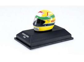 PRE-ORD3R Minichamps Modeliukas 1/10 1984 Helmet Ayrton Senna, yellow/green