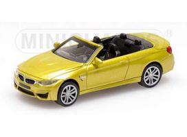 PRE-ORD3R Minichamps Modeliukas 1/87 2015 BMW M4 Cabrio, yellow metallic