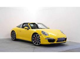 PRE-ORD3R Minichamps Modeliukas 1/87 2014 Porsche 911 Targa 4S, yellow
