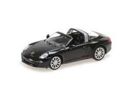 PRE-ORD3R Minichamps Modeliukas 1/87 2014 Porsche 911 Targa, black