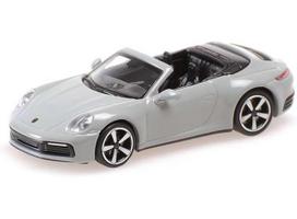 PRE-ORD3R Minichamps Modeliukas 1/87 2019 Porsche 911 (992) Carrera 4S Cabriolet, white