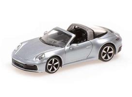PRE-ORD3R Minichamps Modeliukas 1/87 2020 Porsche 911 (992) Targa 4, green metallic