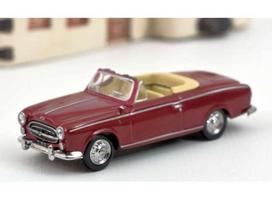 PRE-ORD3R NOREV Modeliukas 1/87 1957 Peugeot 403 Cabriolet, red