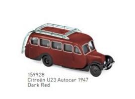PRE-ORD3R NOREV Modeliukas 1/87 1947 Citroen U23 Autocar, dark red