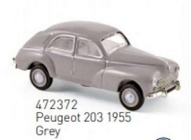 PRE-ORD3R NOREV Modeliukas 1/87 1955 Peugeot 203, grey