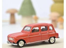 PRE-ORD3R NOREV Modeliukas 1/64 1966 Renault 4L,esterel red