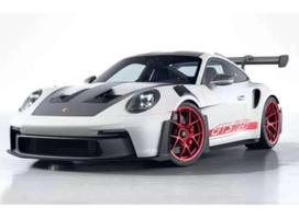 PRE-ORD3R NOREV Modeliukas 1/18 2022 Porsche 911 GT3 RS w/Weissach Pack, white/pyro Red