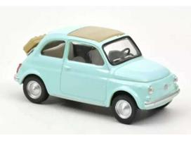 PRE-ORD3R NOREV Modeliukas 1/43 1965 Fiat 500F *Jet-car*, pastel blue