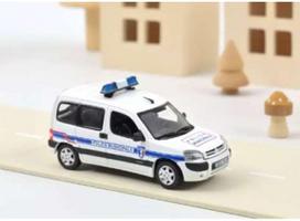 PRE-ORD3R NOREV Modeliukas 1/43 2007 Citroen Berlingo *Police Municipale*, white/blue