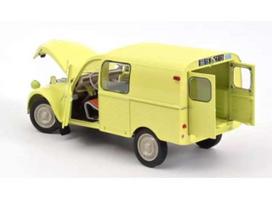 PRE-ORD3R NOREV Modeliukas 1/18 1966 Citroen 2CV Fourgonnette AK350, pastis yellow
