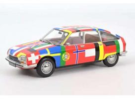 PRE-ORD3R NOREV Modeliukas 1/18 1972 Citroën GS Flags, various