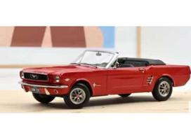 PRE-ORD3R NOREV Modeliukas 1/18 1966 Ford Mustang Convertible, Red