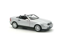 PRE-ORD3R NOREV Modeliukas 1/18 1996 Mercedes-Benz SLK, Brillant Silver