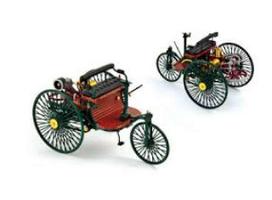 PRE-ORD3R NOREV Modeliukas 1/18 1886 Mercedes Benz Patent-motorwagen, green