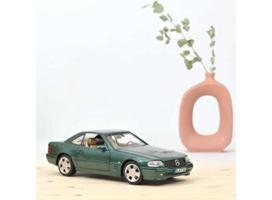 PRE-ORD3R NOREV Modeliukas 1/18 1999 Mercedes Benz SL 500, green metallic