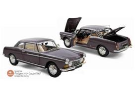PRE-ORD3R NOREV Modeliukas 1/18 1967 Peugeot 404 Coupe, graphite grey