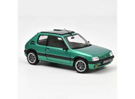 PRE-ORD3R NOREV Modeliukas 1/18 1991 Peugeot 205 GTi Griffe with Windowroof, green
