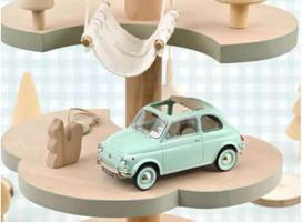 PRE-ORD3R NOREV Modeliukas 1/18 1968 Fiat 500L Special birth pack, pastel blue
