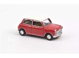 PRE-ORD3R NOREV Modeliukas 1/54 1964 Mini Cooper S, red and white roof
