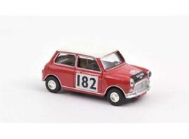 PRE-ORD3R NOREV Modeliukas 1/54 1964 Mini Cooper S #182, red